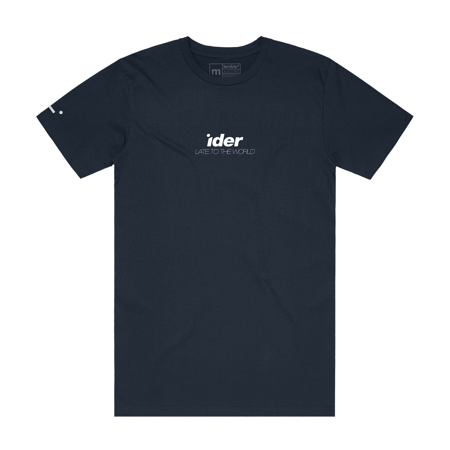 Late To The World Black Shortsleeve