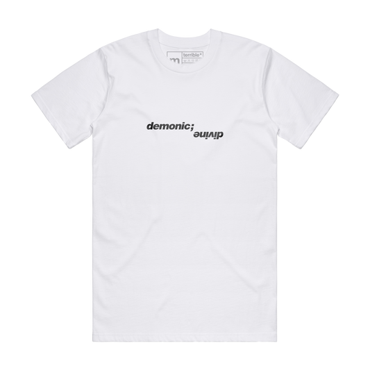 Demonic Divine White Shortsleeve