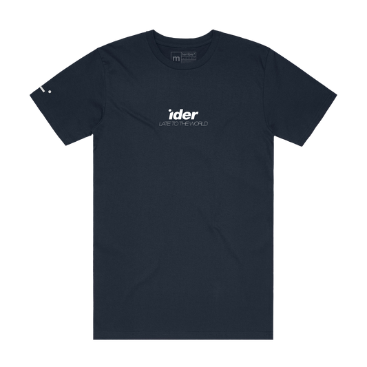 Late To The World Black Shortsleeve
